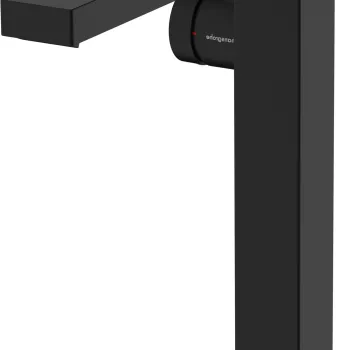 Baterie lavoar Hansgrohe Tecturis E 240 Fine pentru lavoare tip bol CoolStart ventil click-clack negru mat imagine