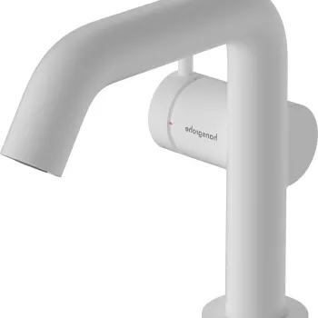 Baterie lavoar Hansgrohe Tecturis S 110 Fine CoolStart ventil click-clack alb mat imagine