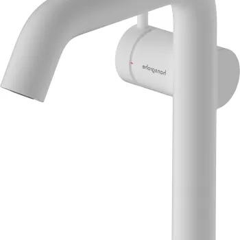 Baterie lavoar Hansgrohe Tecturis S 150 Fine CoolStart ventil click-clack alb mat imagine
