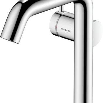 Baterie lavoar Hansgrohe Tecturis S 150 Fine CoolStart ventil click-clack crom imagine