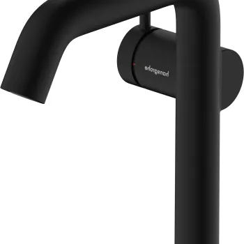 Baterie lavoar Hansgrohe Tecturis S 150 Fine CoolStart ventil click-clack negru mat imagine