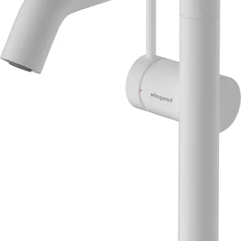 Baterie lavoar Hansgrohe Tecturis S 210 Fine pipa pivotanta CoolStart ventil click-clack alb mat imagine