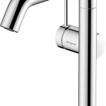Baterie lavoar Hansgrohe Tecturis S 210 Fine pipa pivotanta CoolStart ventil click-clack crom imagine