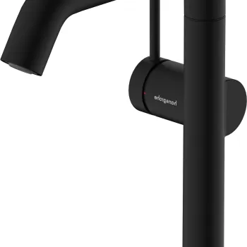Baterie lavoar Hansgrohe Tecturis S 210 Fine pipa pivotanta CoolStart ventil click-clack negru mat imagine