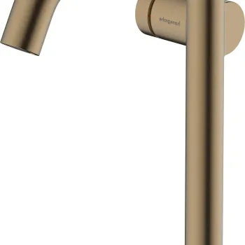 Baterie lavoar Hansgrohe Tecturis S 240 Fine pentru lavoare tip bol CoolStart ventil click-clack bronz periat imagine
