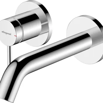 Baterie lavoar Hansgrohe Tecturis S cu pipa 165mm montaj incastrat necesita corp ingropat crom imagine