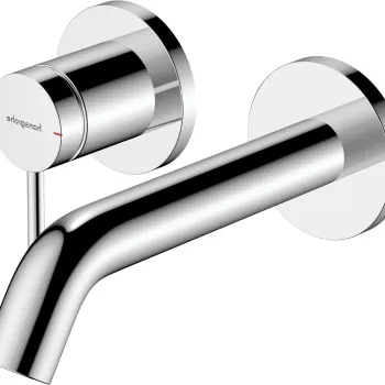 Baterie lavoar Hansgrohe Tecturis S cu pipa 165mm montaj incastrat necesita corp ingropat crom imagine