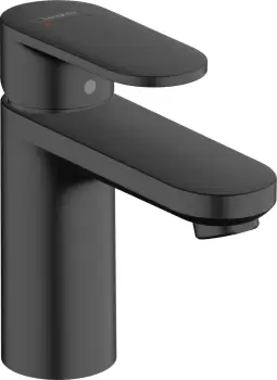 Baterie lavoar Hansgrohe Vernis Blend 100 ventil pop-up negru mat imagine