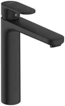 Baterie lavoar Hansgrohe Vernis Blend 190 pentru lavoar tip bol fara ventil negru mat imagine