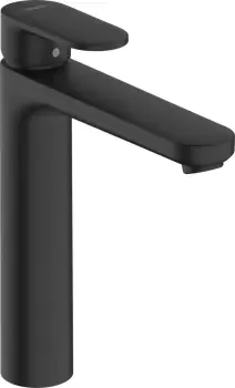 Baterie lavoar Hansgrohe Vernis Blend 190 ventil pop-up pentru lavoar tip bol negru mat imagine