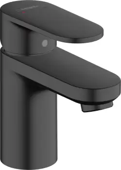 Baterie lavoar Hansgrohe Vernis Blend 70 ventil pop-up negru mat imagine