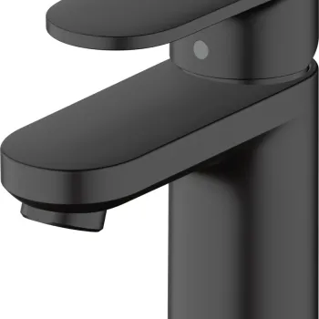 Baterie lavoar Hansgrohe Vernis Blend 70 ventil pop-up negru mat imagine