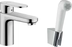 Baterie lavoar Hansgrohe Vernis Blend cu dus tip bideu pentru igiena intima imagine