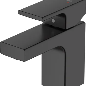 Baterie lavoar Hansgrohe Vernis Shape 70 ventil pop-up negru mat imagine