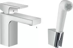 Baterie lavoar Hansgrohe Vernis Shape cu dus tip bideu pentru igiena intima imagine