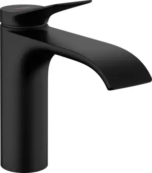 Baterie lavoar Hansgrohe Vivenis 110 fara ventil negru mat imagine
