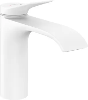 Baterie lavoar Hansgrohe Vivenis 110 ventil pop-up alb mat imagine