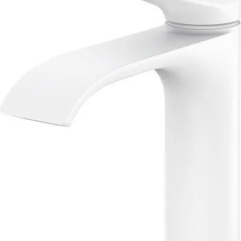 Baterie lavoar Hansgrohe Vivenis 110 ventil pop-up alb mat imagine
