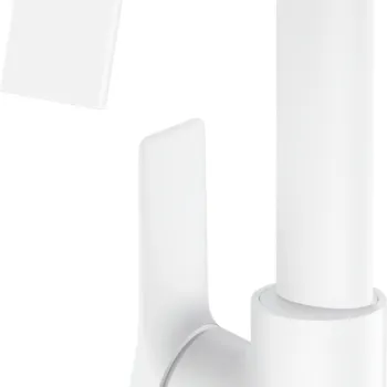 Baterie lavoar Hansgrohe Vivenis 210 cu pipa rotativa ventil pop-up alb mat imagine