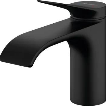 Baterie lavoar Hansgrohe Vivenis 80 ventil pop-up negru mat imagine