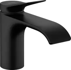 Baterie lavoar Hansgrohe Vivenis 80 ventil pop-up negru mat imagine
