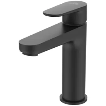 Baterie lavoar Ideal Standard Cerafine O ventil click-clack negru imagine