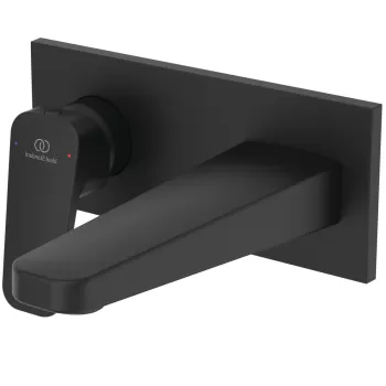 Baterie lavoar Ideal Standard Ceraplan de perete pipa 180mm necesita corp ingropat Silk Black imagine