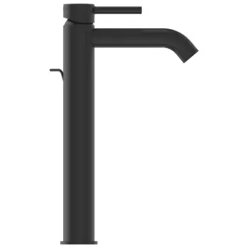 Baterie lavoar inalta Ideal Standard Ceraline 320 ventil metalic pop-up negru mat imagine