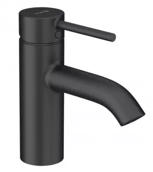 Baterie lavoar Kludi Bozz ventil push-open negru mat imagine