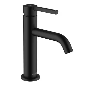 Baterie lavoar Kludi Nova Fonte Pura 100 ventil push-open negru mat imagine