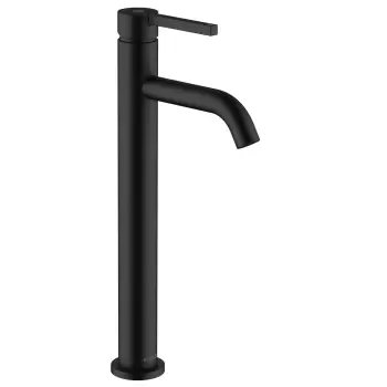 Baterie lavoar Kludi Nova Fonte Pura pentru lavoar tip bol fara ventil negru mat imagine