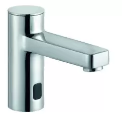 Baterie lavoar Kludi Zenta electronica alimentare cu baterie si reglaj manual al temperaturii fara ventil imagine