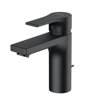 Baterie lavoar Kludi Zenta SL 100mm ventil pop-up negru mat imagine