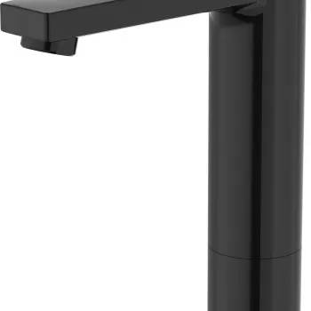 Baterie lavoar Roca Baia Cold Start pentru lavoare tip bol titanium black imagine