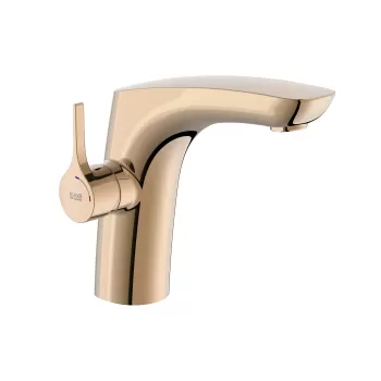 Baterie lavoar Roca Insignia Cold Start fara ventil rose gold imagine