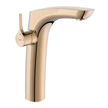 Baterie lavoar Roca Insignia Cold Start pentru lavoare tip bol fara ventil rose gold imagine