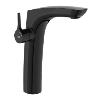 Baterie lavoar Roca Insignia Cold Start pentru lavoare tip bol fara ventil titanium black imagine
