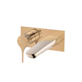 Baterie lavoar Roca Insignia de perete necesita corp ingropat rose gold imagine