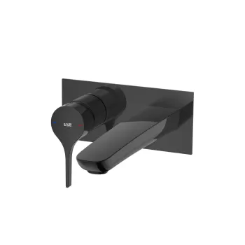 Baterie lavoar Roca Insignia de perete necesita corp ingropat titanium black imagine