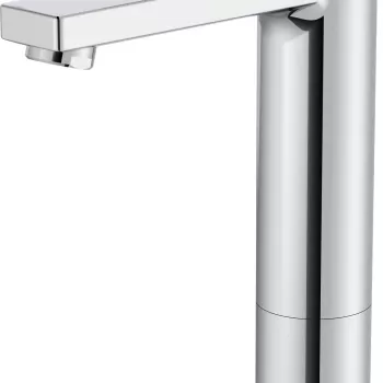 Baterie lavoar Roca Naia Cold Start pentru lavoare tip bol ventil click-clack crom imagine