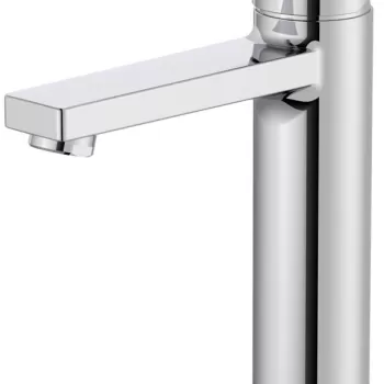 Baterie lavoar Roca Naia Mezzo Plus Cold Start ventil click-clack crom imagine