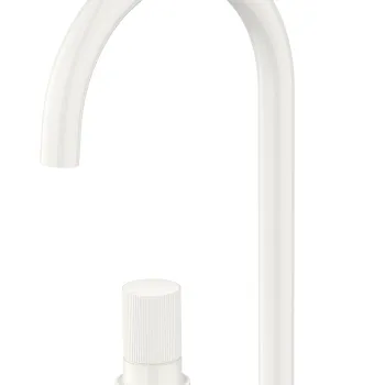 Baterie lavoar Roca NU L din doua elemente fara ventil maneta stripes Glossy White imagine