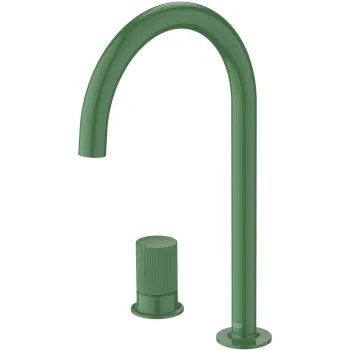 Baterie lavoar Roca NU L din doua elemente fara ventil maneta stripes Mint Green imagine