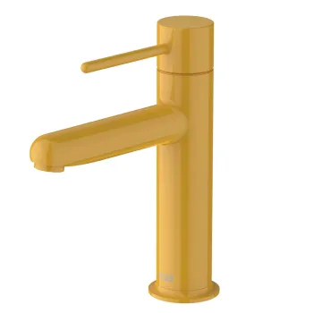 Baterie lavoar Roca NU S Cold Start fara ventil maneta pin Honey Yellow imagine