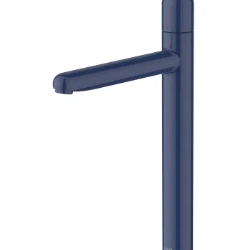 Baterie lavoar Roca NU XL pentru lavoare tip bol Cold Start fara ventil maneta dome Cobalt Blue imagine