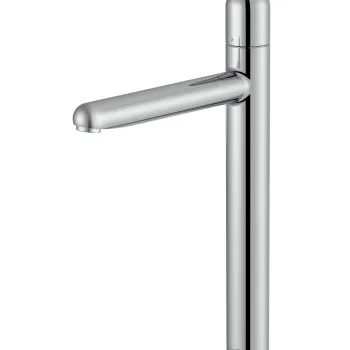Baterie lavoar Roca NU XL pentru lavoare tip bol Cold Start fara ventil maneta dome Crom imagine