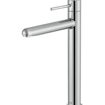 Baterie lavoar Roca NU XL pentru lavoare tip bol Cold Start fara ventil maneta pin Crom imagine