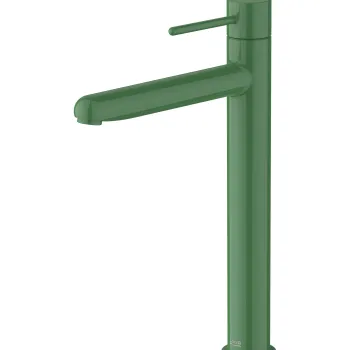 Baterie lavoar Roca NU XL pentru lavoare tip bol Cold Start fara ventil maneta pin Mint Green imagine