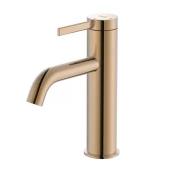 Baterie lavoar Roca Ona Cold Start ventil click-clack rose gold imagine
