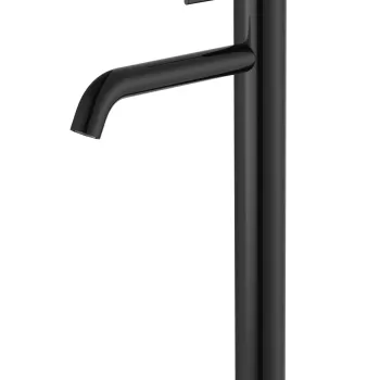 Baterie lavoar Roca Ona L Cold Start pentru lavoare tip bol ventil click-clack titanium black imagine